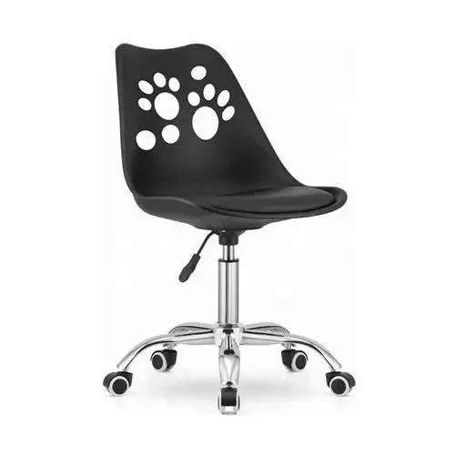 Elior Czarne ergonomiczne krzesło do nauki dla dziecka - parpa