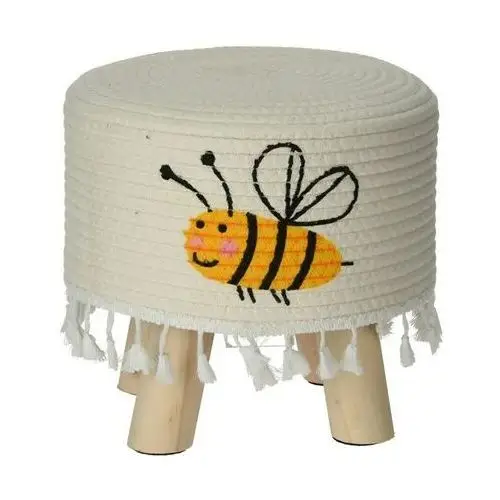 Dziecięca okrągła pufa pszczółka - enio Elior