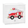 Komoda dziecięca na zabawki wóz strażacki - Happy 10X Sklep