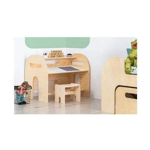 Elior Małe drewniane biurko dla przedszkolaka - polly