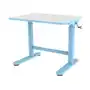 Niebieskie regulowane ergonomiczne biurko dla dzieci - Otiso Sklep