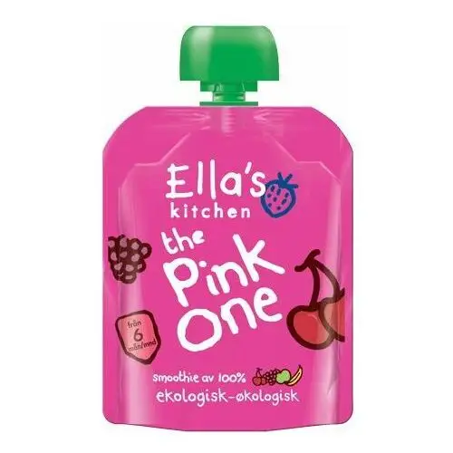 Ella's kitchen, mus owocowy czereśnia, pink one, 5x90 g Ellas kitchen