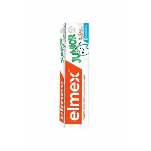 Elmex junior pasta do zębów dla dzieci 6-12 lat przeciw próchnicy z aminofluorkiem 75 ml
