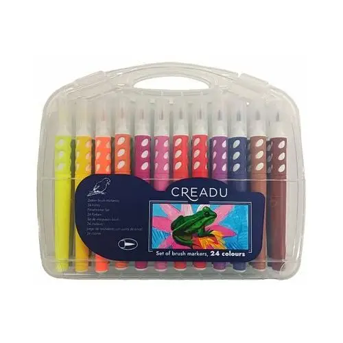 Empik Creadu, zestaw brush markerów, 24 kolory