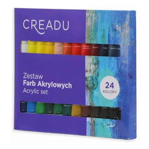 Empik Creadu, zestaw farb akrylowych, 24x10 ml