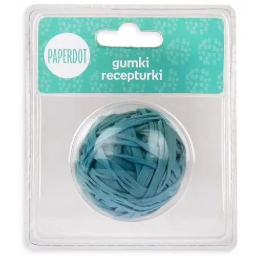 Paperdot, Gumki recepturki, niebieskie/zielone