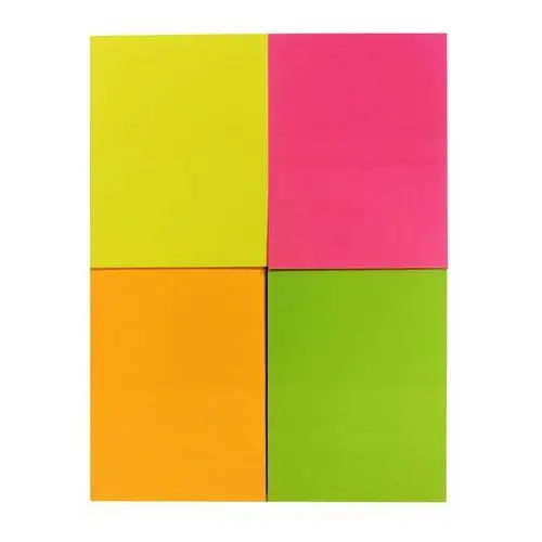 Paperdot, karteczki indeksujące neonowe, 4 kolory Empik