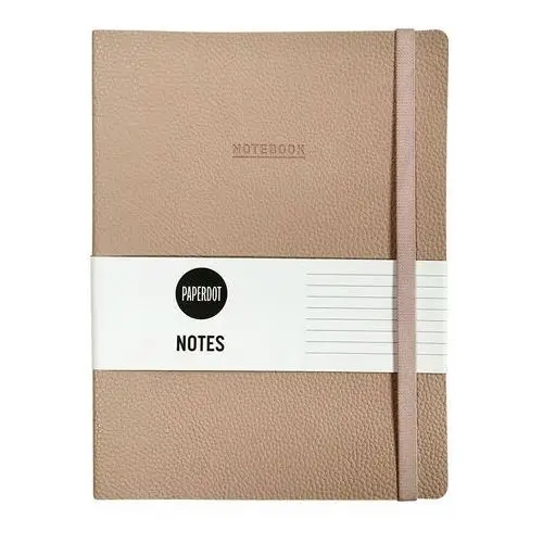 Empik Paperdot, notes b5, 96 kartek w linię, beige