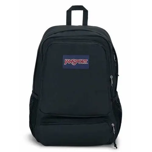 Plecak szkolny JanSport Doubleton - black, kolor czarny