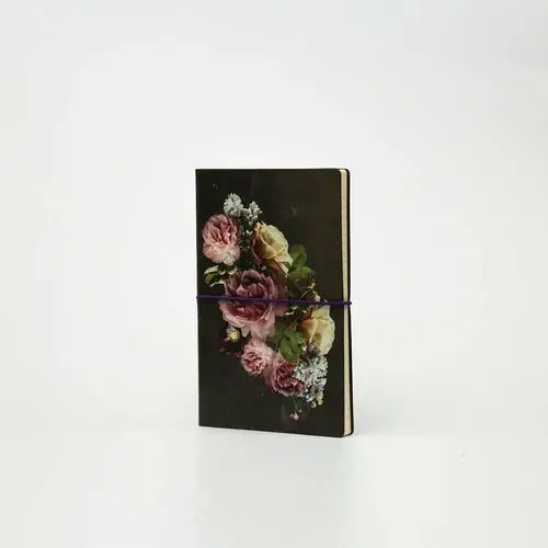 Erion , notatnik like u ltd m, linia, bukiety kwiatów - romantyczny