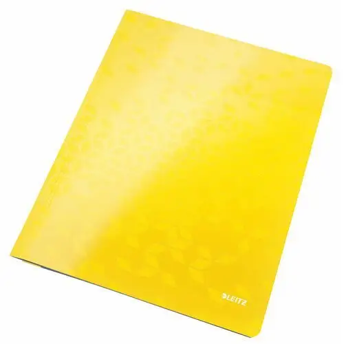 Skoroszyt kartonowy, WOW Leitz, żółty