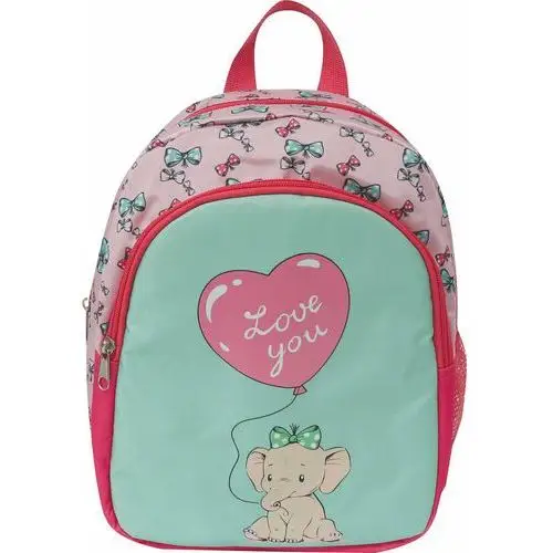 Plecak dla przedszkolaka różowy Eurocom jednokomorowy