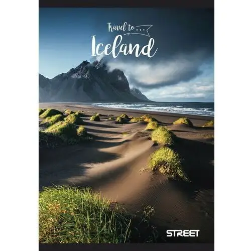 Zeszyt w kratkę, A5, Travel to Islandia STREET