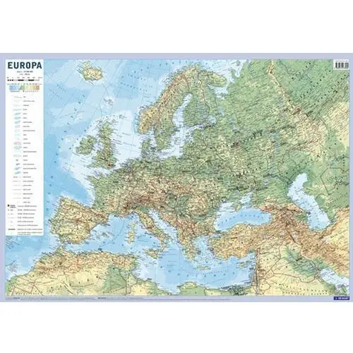 Europa. Mapa ścienna 1:10 000 000