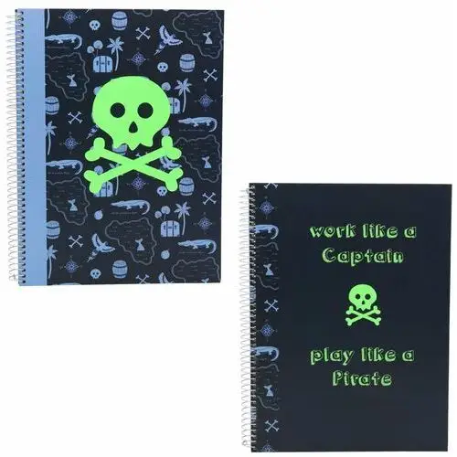 Ev-corp Kołobrulion a5 80 kartek 90g w kratkę pirates piraci