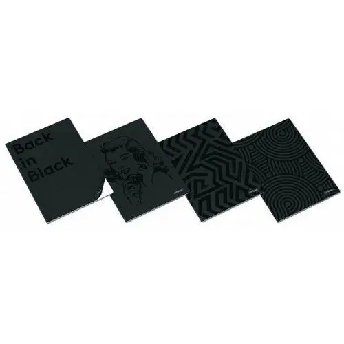 Zeszyt a5 40 kartek w linie 90g/m2 clever black Ev-corp