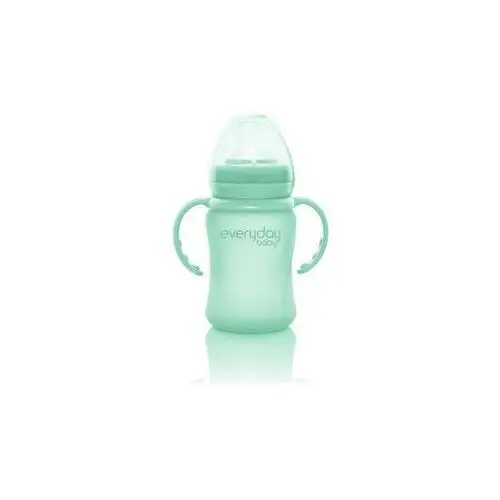 Butelka szklana z ustnikiem niekapkiem 150ml miętowa Everyday baby