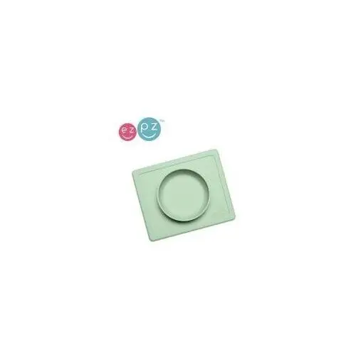 Silikonowa miseczka z podkładką 2w1 mini bowl pastelowa zieleń Ezpz