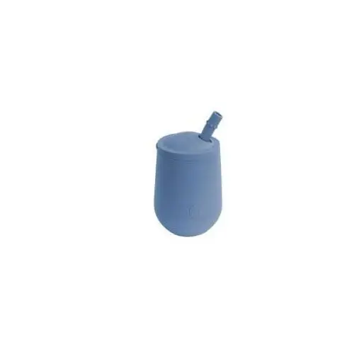 Silikonowy kubeczek ze słomką mini cup + straw training system indigo 120 ml Ezpz