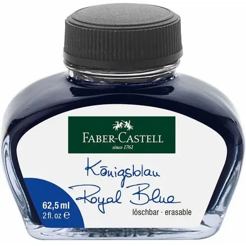 Faber-castell , atrament, niebieski, 62,5 ml