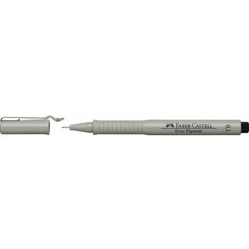 Faber-Castell, cienkopis 0.1 mm, Ecco Pigment Fibre-Tip Pen, czarny