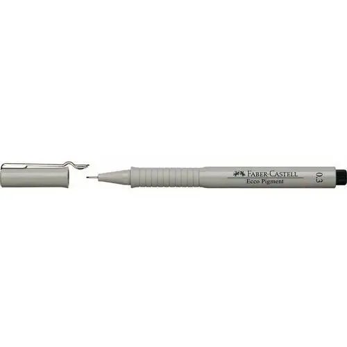 Faber-Castell, cienkopis 0.3 mm, Ecco Pigment Fibre-Tip Pen, czarny