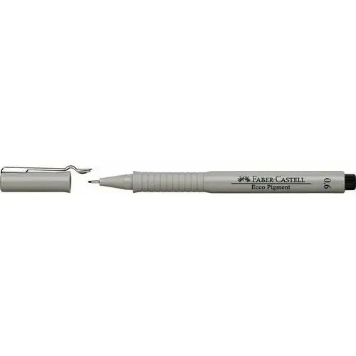 Faber-Castell, cienkopis 0.6 mm, Ecco Pigment Fibre-Tip Pen, czarny