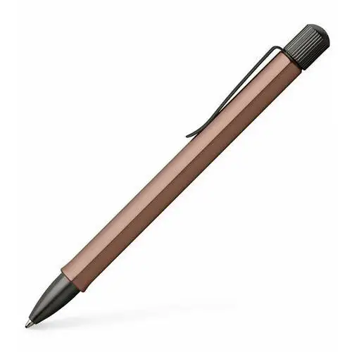 Faber-Castell Długopis Automatyczny Hexo Brązowy, kolor brązowy