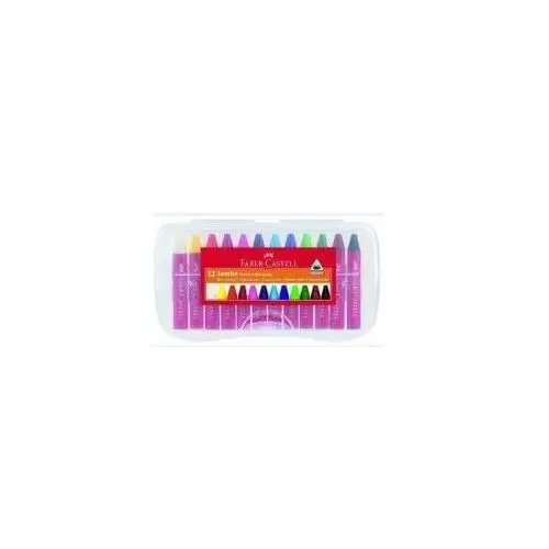 Faber-Castell Kredki świecowe Jumbo w kasetce 12 kolorów