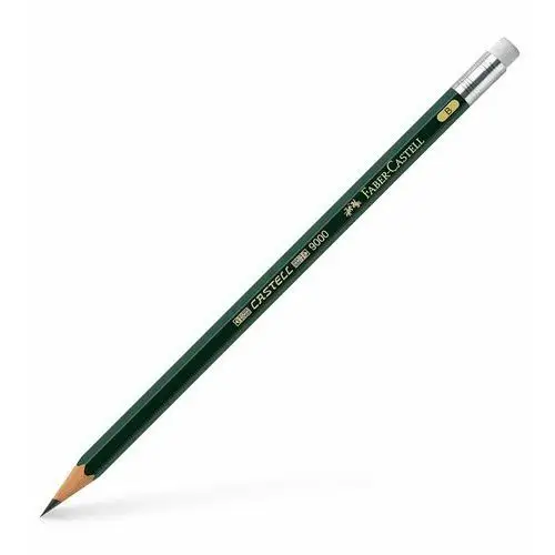 Faber Castell Ołówek Drewniany Z Gumką 9000 B