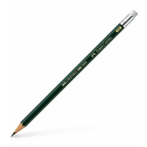 Faber Castell Ołówek Drewniany Z Gumką 9000 Hb