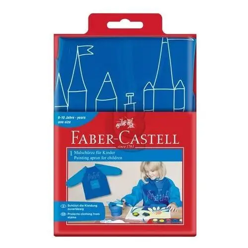 Fartuszek do malowania dla dzieci , niebieski Faber-castell