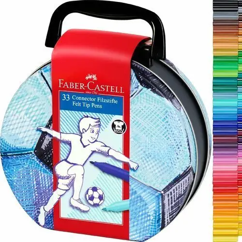 Faber-castell flamastry connector football 33 kol