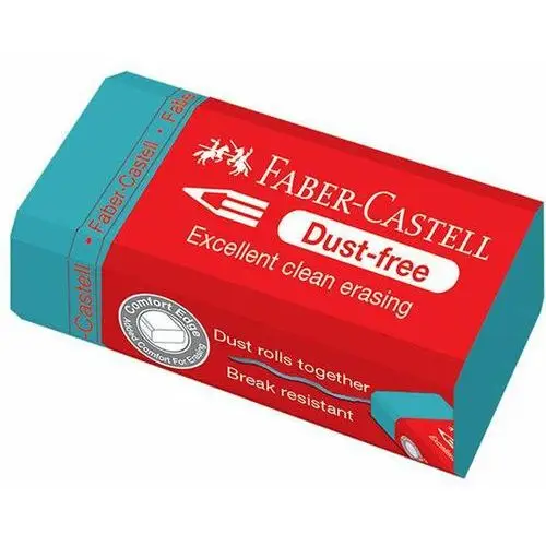 Gumka DUST FREE mix kolorów pastelowych 187221 FC FABER CASTELL