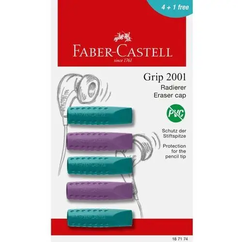 Faber-castell Gumka grip 2001 cosmic nakładka blister
