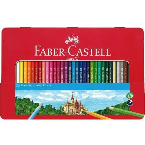 Faber-castell kredki ołówkowe eco 36 k zamek metal