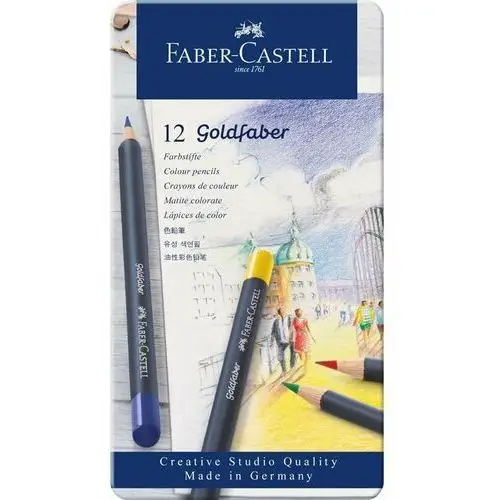 Faber-castell Kredki ołówkowe, goldfaber, 12 kolorów