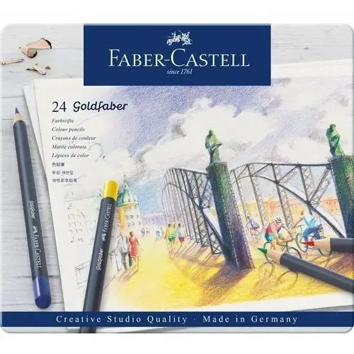 Faber-castell Kredki ołówkowe, goldfaber, 24 kolory