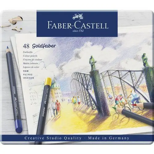 Faber-castell Kredki ołówkowe, goldfaber, 48 kolorów