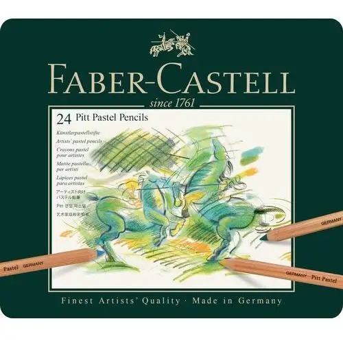 Kredki pastelowe pitt , 24 kolory Faber-castell