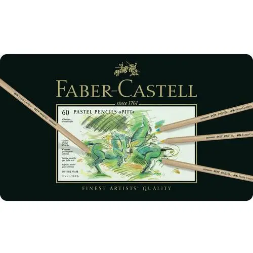 Kredki pastelowe pitt, 60 kolorów Faber-castell