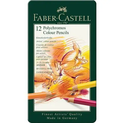 Kredki polychromos, 12 kolorów Faber-castell