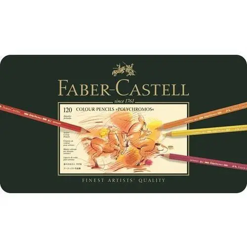 Kredki polychromos 120 kolorów Faber-Castell 110011 FC