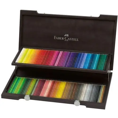 Kredki polychromos , 120 kolorów w ozdobnej kasecie + gratis kredki albrecht durer, 24 kolory Faber-castell