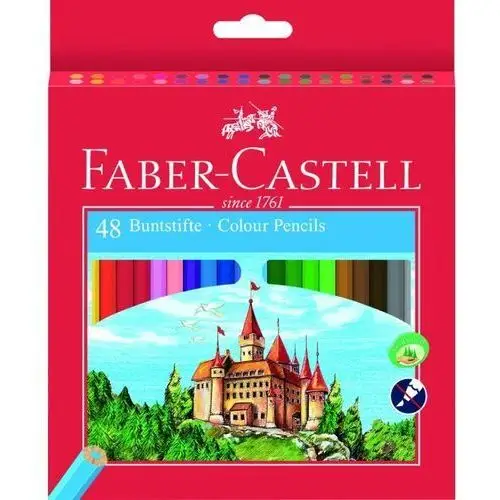 Kredki zamek , 48 kolorów Faber-castell