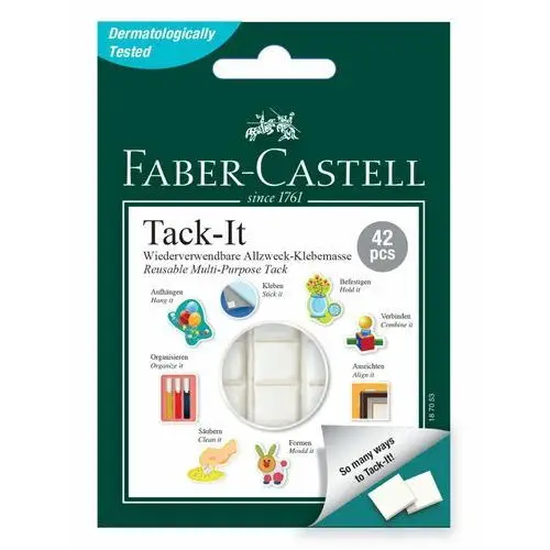 Faber-castell Masa mocująca tack-it 30g biała