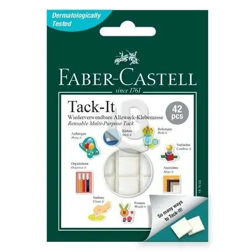 Faber-castell Masa mocująca tack-it 30g biała