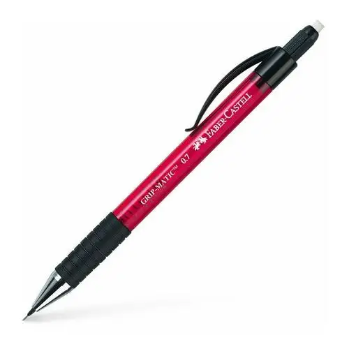 Ołówek automatyczny 0.7mm grip-matic 1377 - czerwony Faber-castell