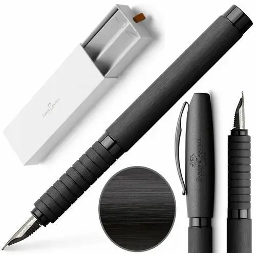 Faber-castell pióro wieczne eleganckie etui essentio black stalówka ef