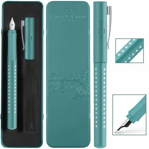 FABER-CASTELL Pióro wieczne Sparkle M w etui Ocean